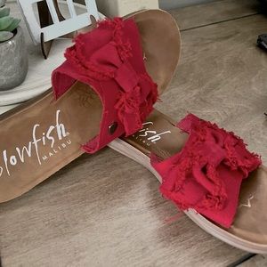 Blowfish 8 red sandles